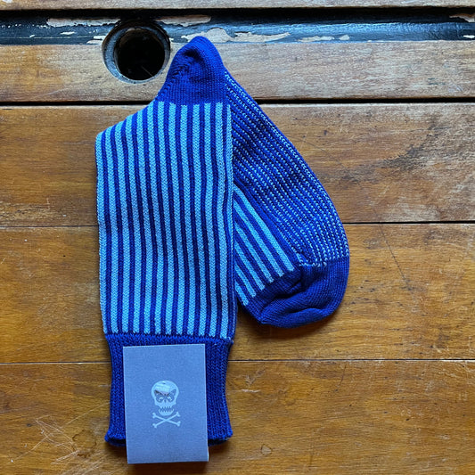 regent blue and light blue striped socks sold in salisbury