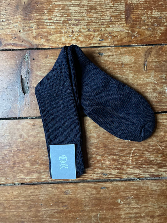 Regent Padded Socks - Wool - Navy
