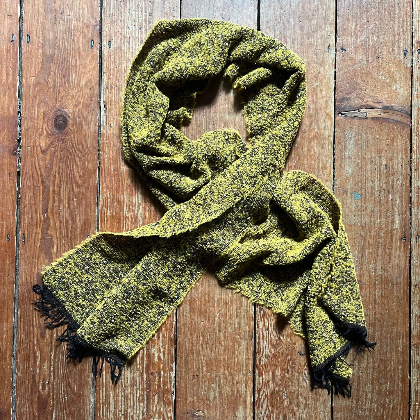 Regent - Textured Scarf - Mustard