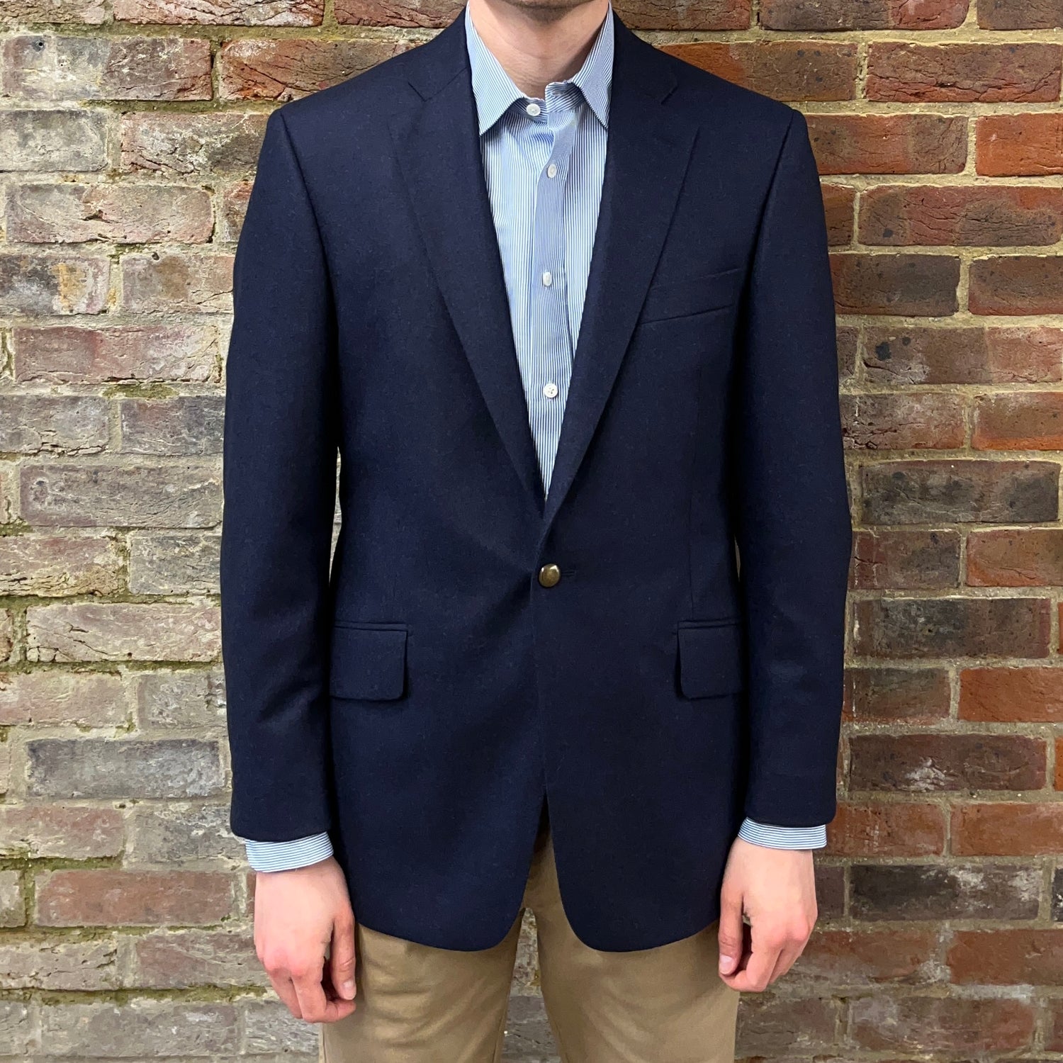 Regent blue flannel jacket