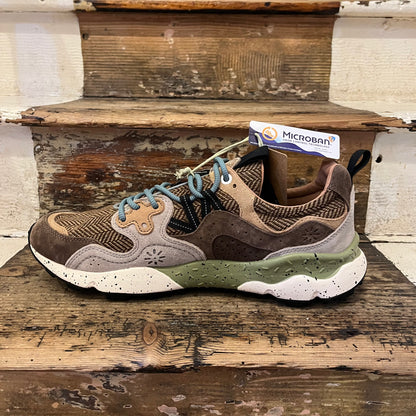 Flower Mountain - Yamano 3 Man Suede - Dark Grey/ Light Brown