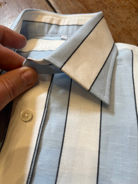 Regent Shirt - Rodders - Linen/Cotton - Stripe