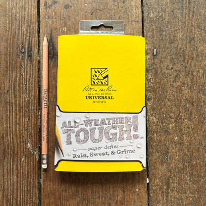 Rite in the Rain - All Weather Universal Notebook (3 Pack) 5" x 7" - Yellow - 371FX