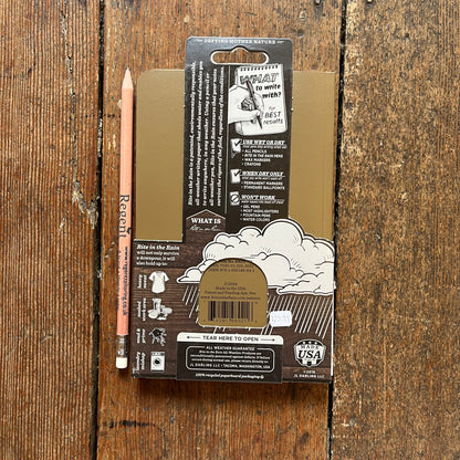 Rite in the Rain - All Weather Tactical Universal Notebook 5" x 8" - Coyote Tan - 980T