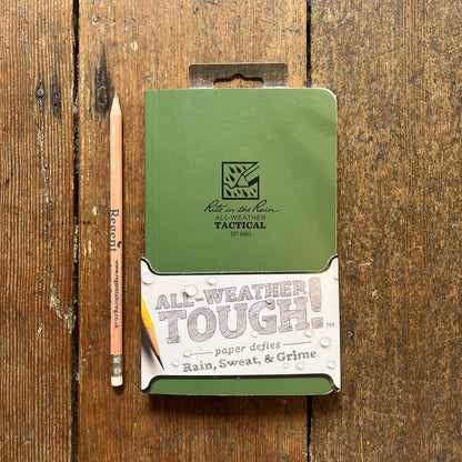 Rite in the Rain - All Weather Tactical Universal Notebook - 5" x 8" - Moss Green - 980
