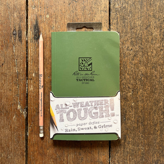 Rite in the Rain - All Weather Tactical Universal Notebook - 5" x 8" - Moss Green - 980