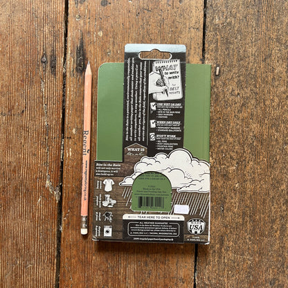 Rite in the Rain - All Weather Tactical Universal Notebook - 5" x 8" - Moss Green - 980
