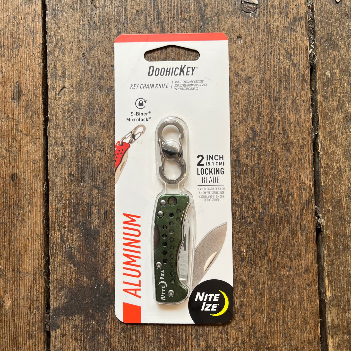 Nite Ize - DoohicKey Key Chain Multi-tool - Green- KMTK-08-R7