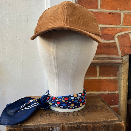 Regent Baseball Cap - Six Panel - Corduroy - Camel Brown
