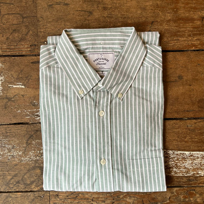 Portuguese Flannel - Belvista Stripe - Green