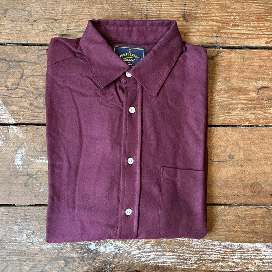 Portuguese Flannel - Teca 2.0 Shirt - Bordeaux