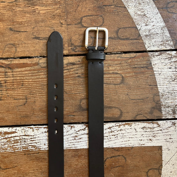 Regent Polo Belt – Plain - Black Leather