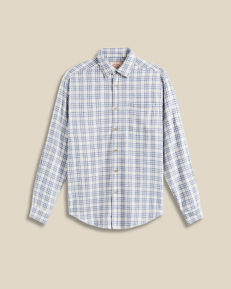 Portuguese Flannel - Jar Check Shirt - Blue