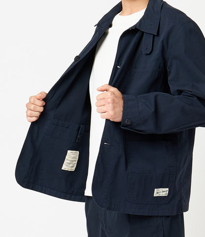 MERZ B. SCHWANEN - JKT02 - Unisex Jacket - Cotton Poplin - Navy