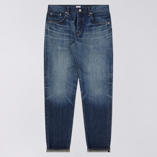 lightweight 10oz denim jeans with a blue dark used finish. 