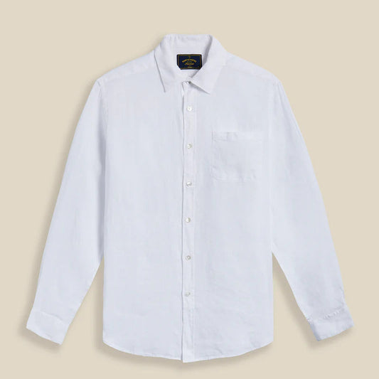 Portuguese Flannel - Linen Shirt - White