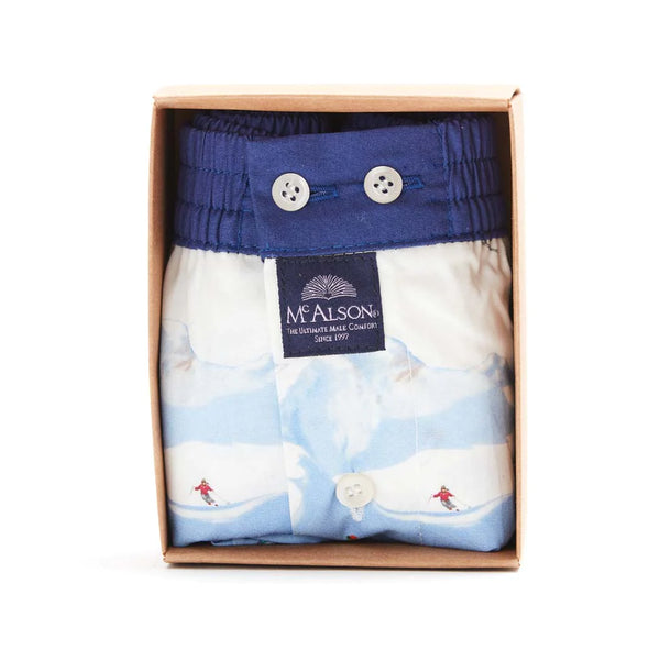 McAlson - Boxer Shorts - Vintage Ski Blue - M4823