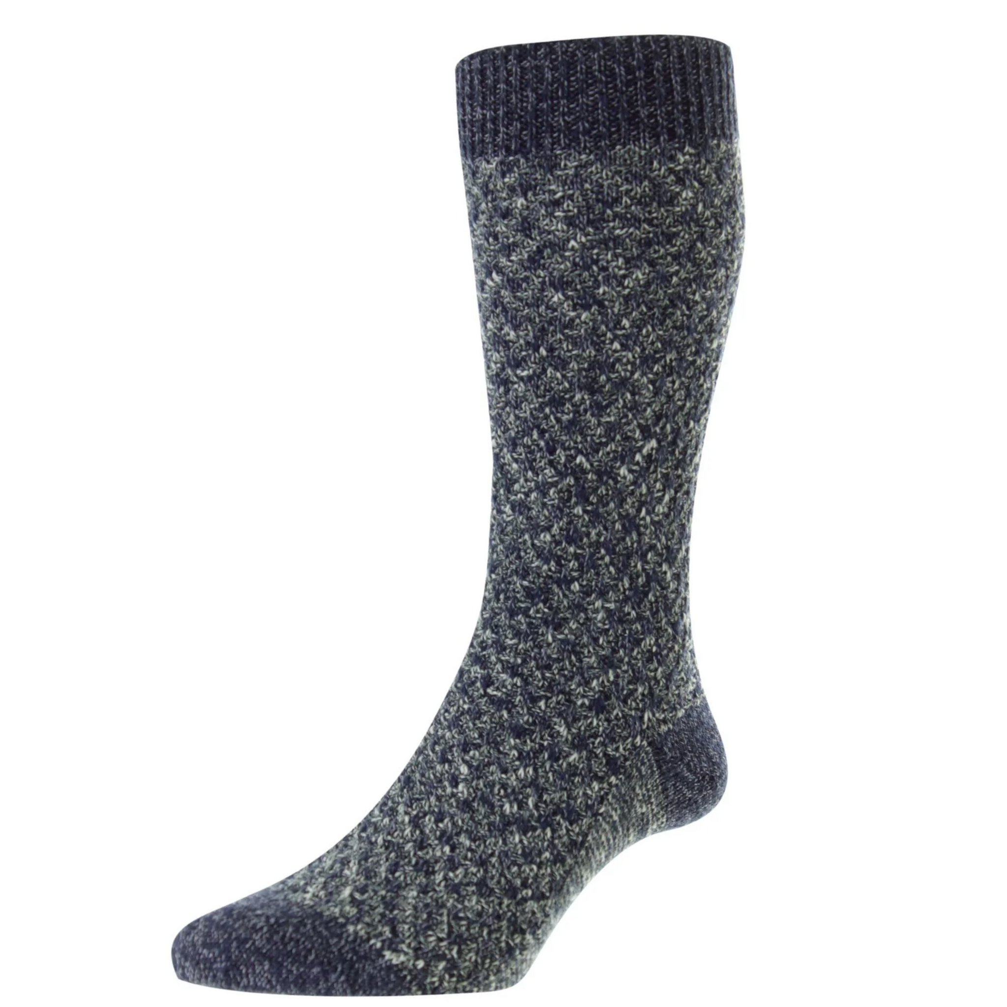 Pantherella - Rhos Socks - Black Sea Mix - Eco Luxe Collection