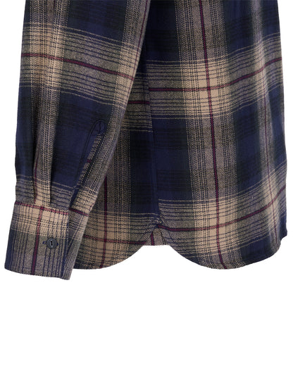 PIKE BROTHERS - 1937 - Roamer Shirt Blue Check Flannel