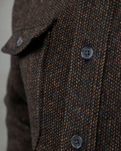 PIKE BROTHERS - 1943 CPO Shirt - Marino Wool - Brown