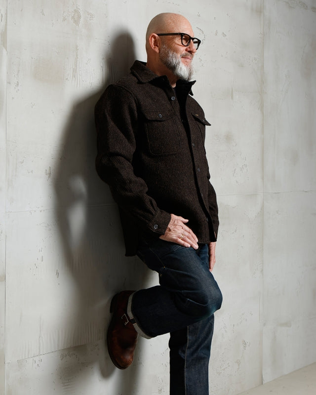 PIKE BROTHERS - 1943 CPO Shirt - Marino Wool - Brown