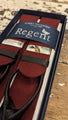 Regent x Albert Thurston Braces - Box Cloth - Burgundy/Wine