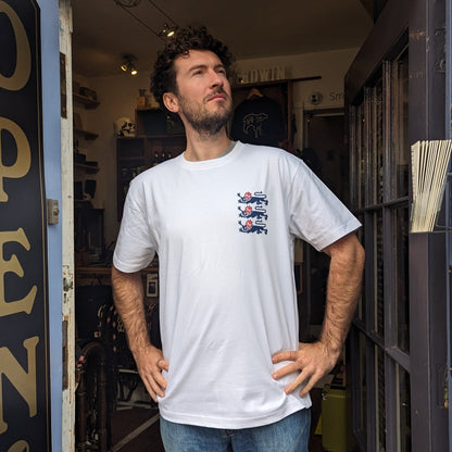 England Tee, front and back logo