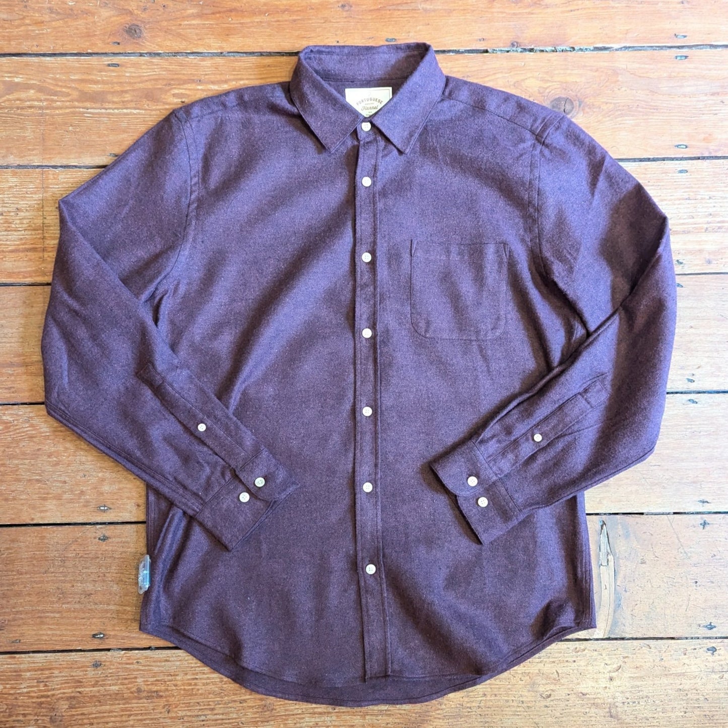 Portuguese Flannel - Teca Shirt - Bordeaux