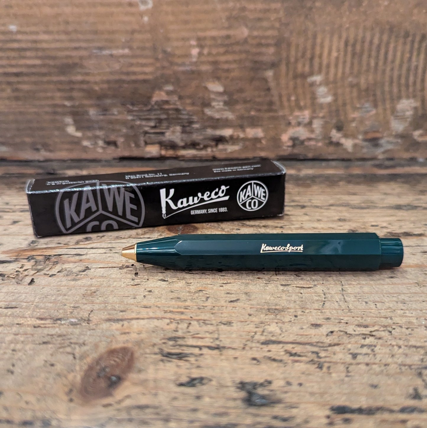 Green Kaweco pen 