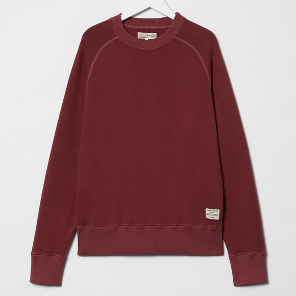 MERZ B. SCHWANEN - Sweatshirt - 301 Brick Red - Organic Cotton 6oz