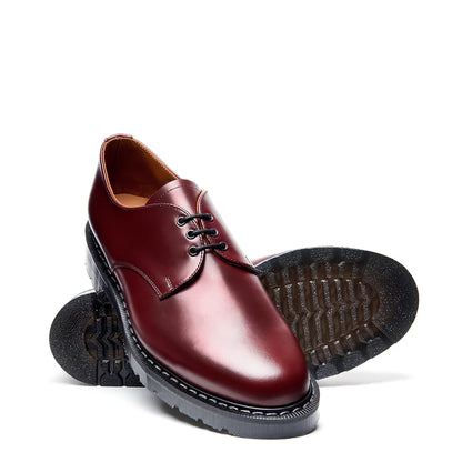 Solovair - 3 Eye Gibson Shoe - Ox Blood