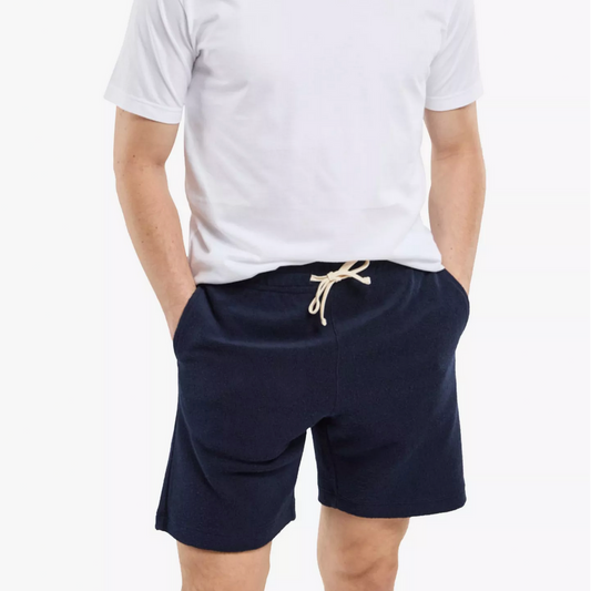 A pair of Navy shorts