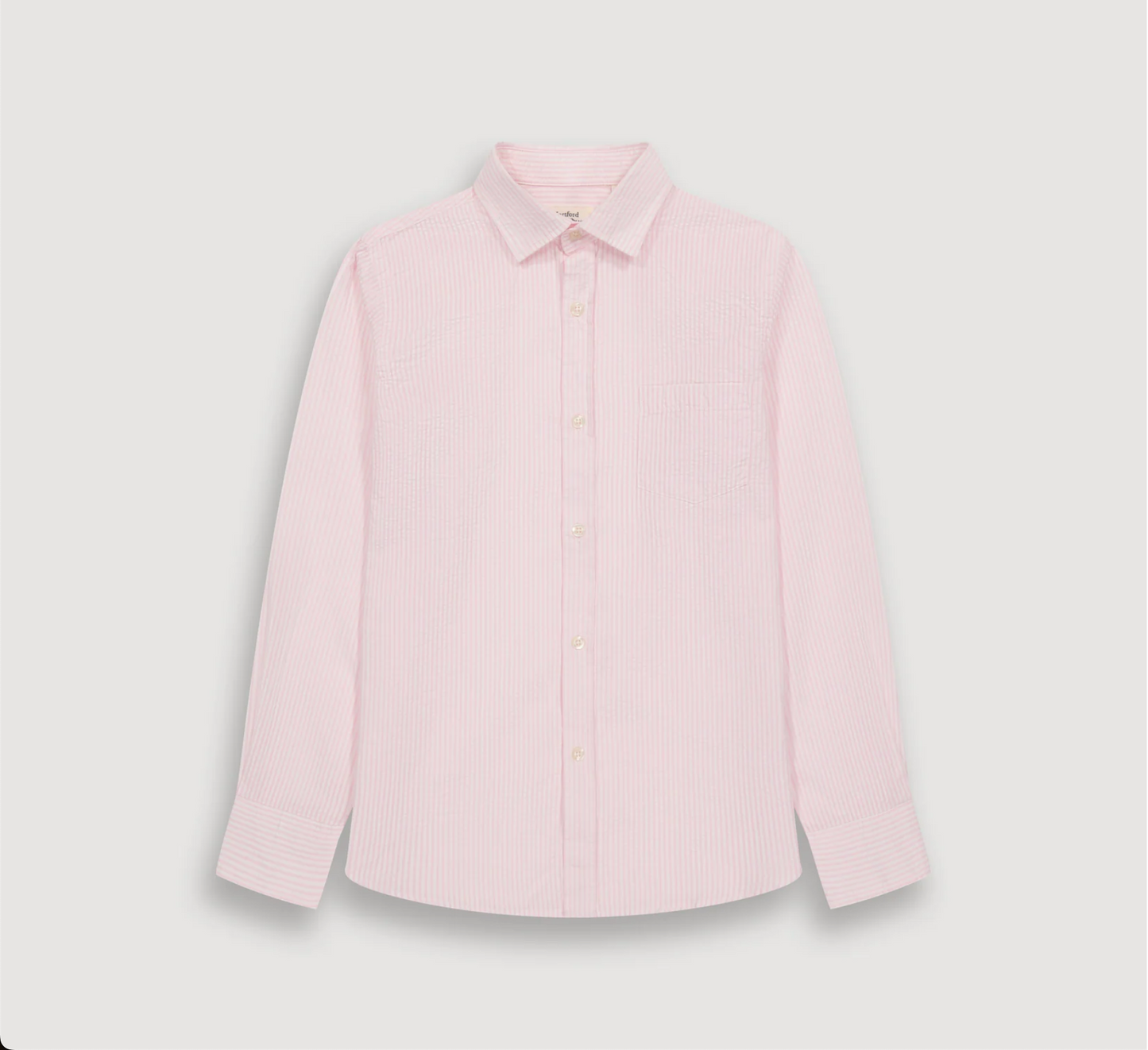 A pink Hartford Shirt