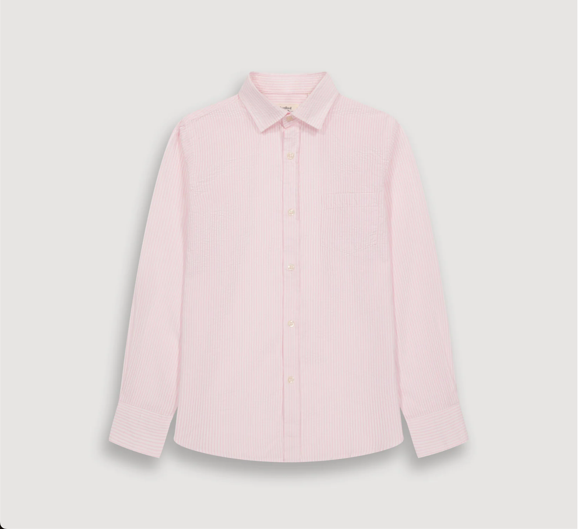 A pink Hartford Shirt