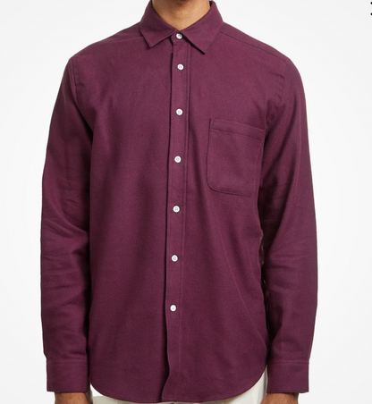 Portuguese Flannel - Teca 2.0 Shirt - Bordeaux