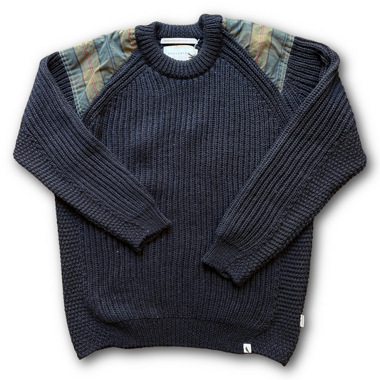 PEREGRINE - Bexley Jumper - British Wool - Navy