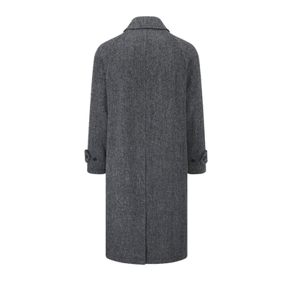 Gloverall - Hynes Harris Tweed Coat - Charcoal Herringbone