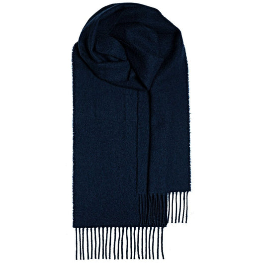 Navy Lochcarron scarf