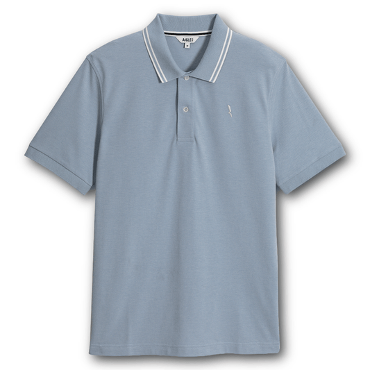 Aigle - Dry Fast Polo Shirt - Blue Fog - Regent TailoringAigle