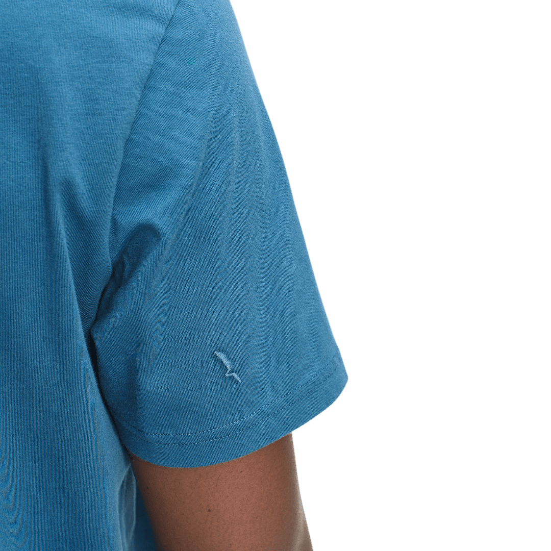 Aigle - Graphic T-shirt 100% Cotton - Regular Cut - Blue Ashes - Regent Tailoring Salisbury