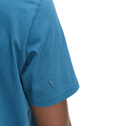 Aigle - Graphic T-shirt 100% Cotton - Regular Cut - Blue Ashes - Regent Tailoring Salisbury
