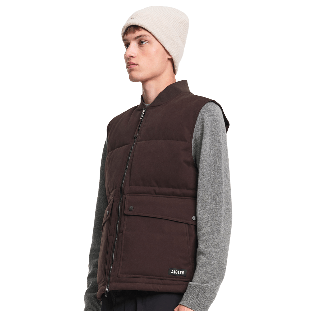 Aigle - Repreve® Water-Repellent Padded Gilet - Terre - Regent Tailoring Salisbury