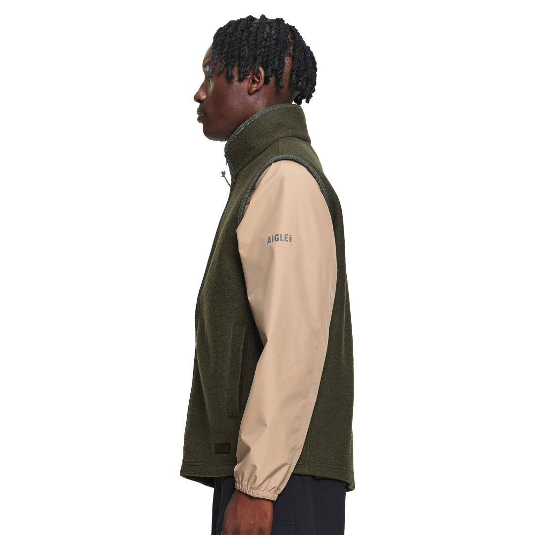 Aigle - T-KIT Wool Blend Gilet - Avocat - Regent Tailoring Salisbury