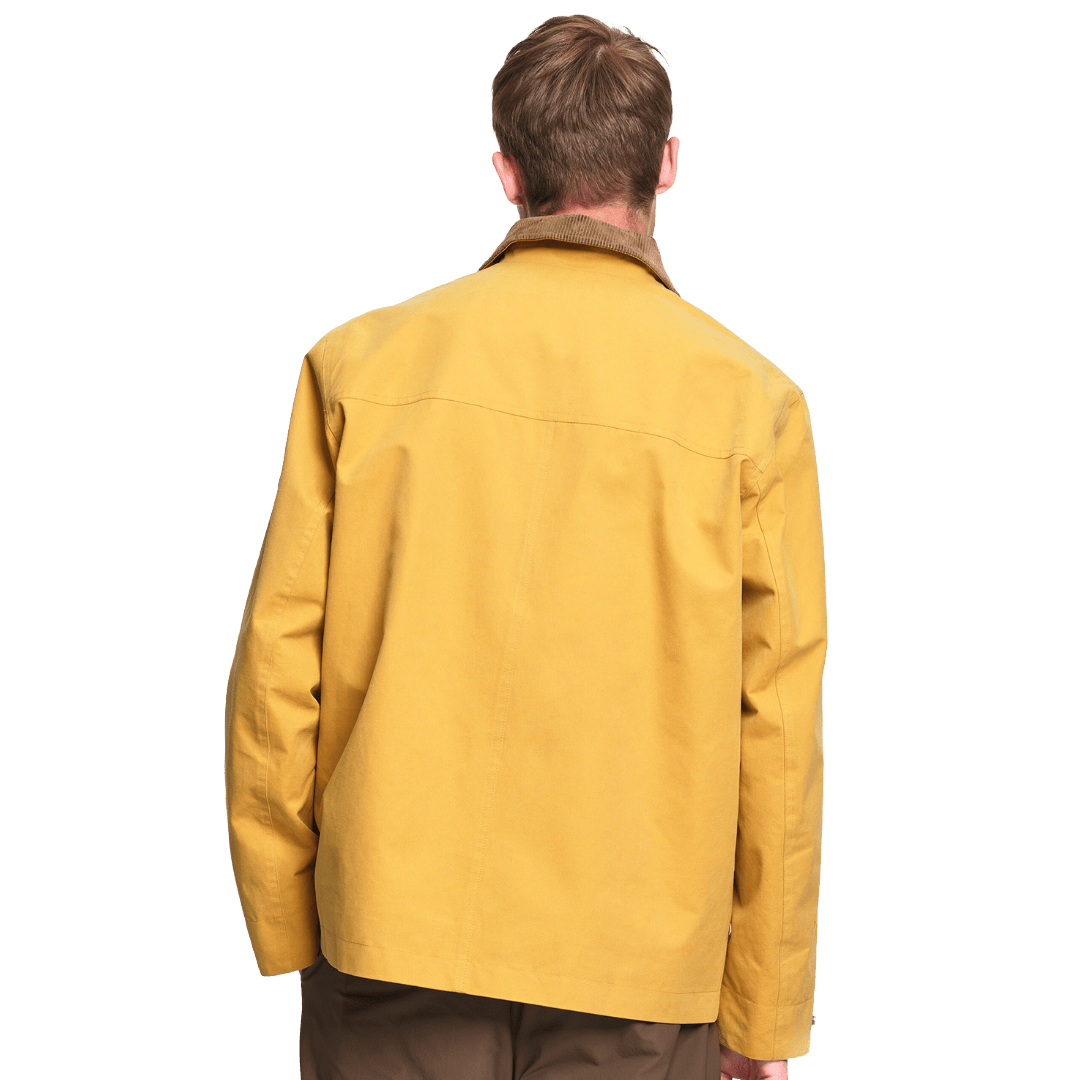 Aigle - Water-Repellent Field Jacket with Cord Collar - Honey - Regent Tailoring Salisbury