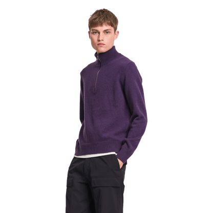 Aigle - Wool Blend Trucker Collar Jumper - Regent Tailoring Salisbury