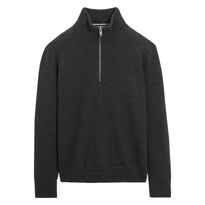 Aigle - Wool Blend Trucker Collar Jumper - Grey - Regent Tailoring Salisbury