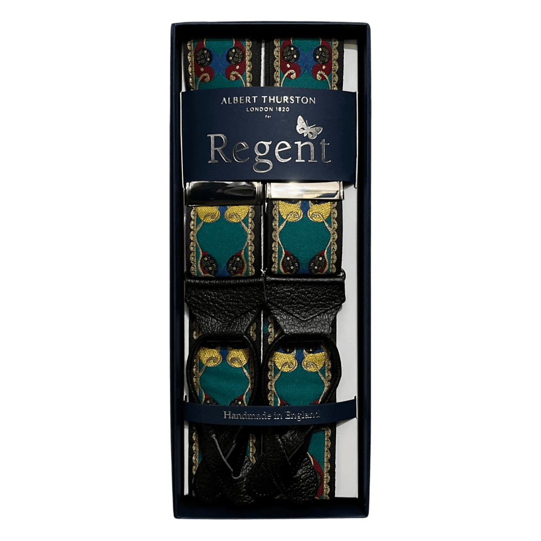 Albert Thurston - Braces - Peacock Green - Regent Tailoring Salisbury