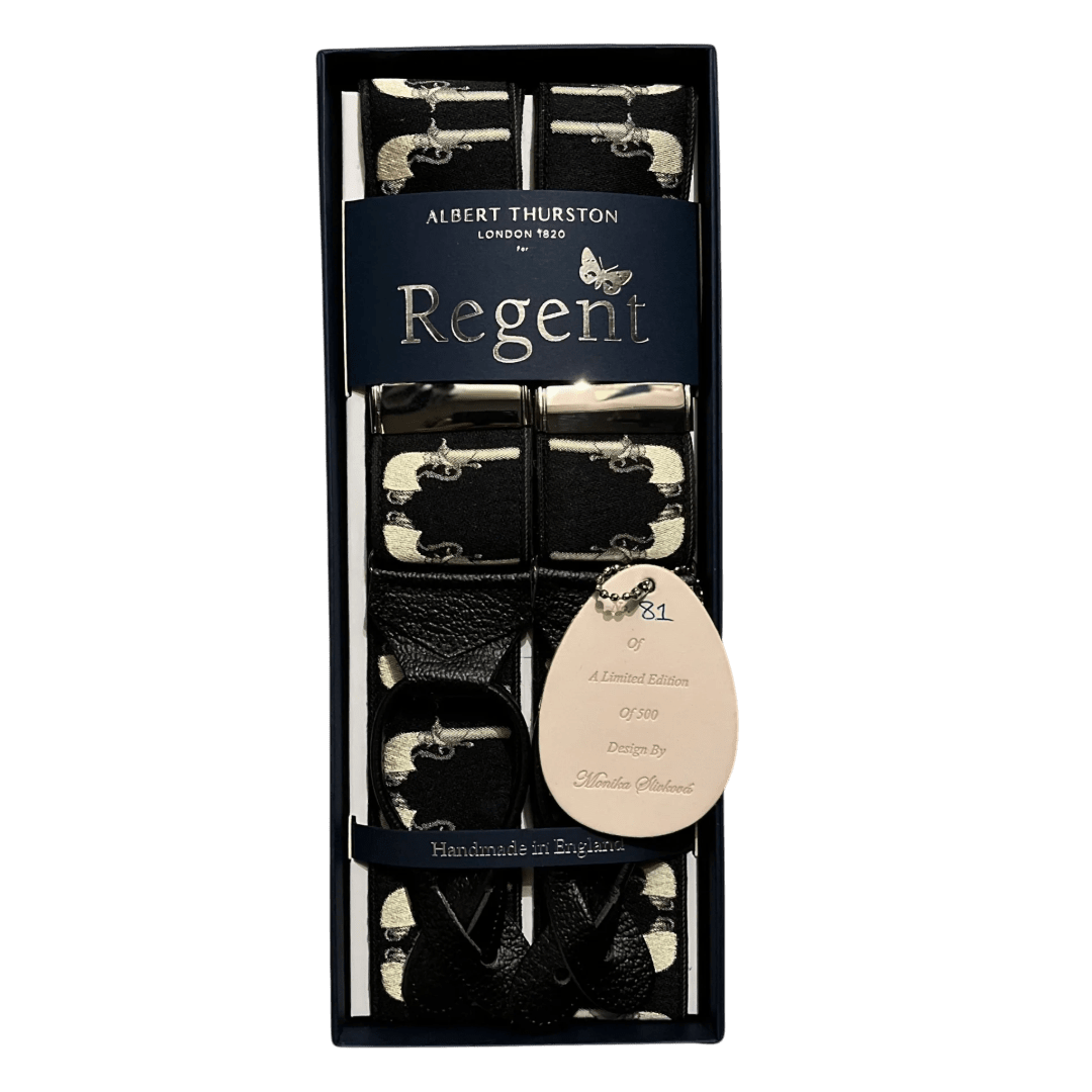 Albert Thurston - Limited Edition Braces - Duelling Pistols - Regent Tailoring Salisbury