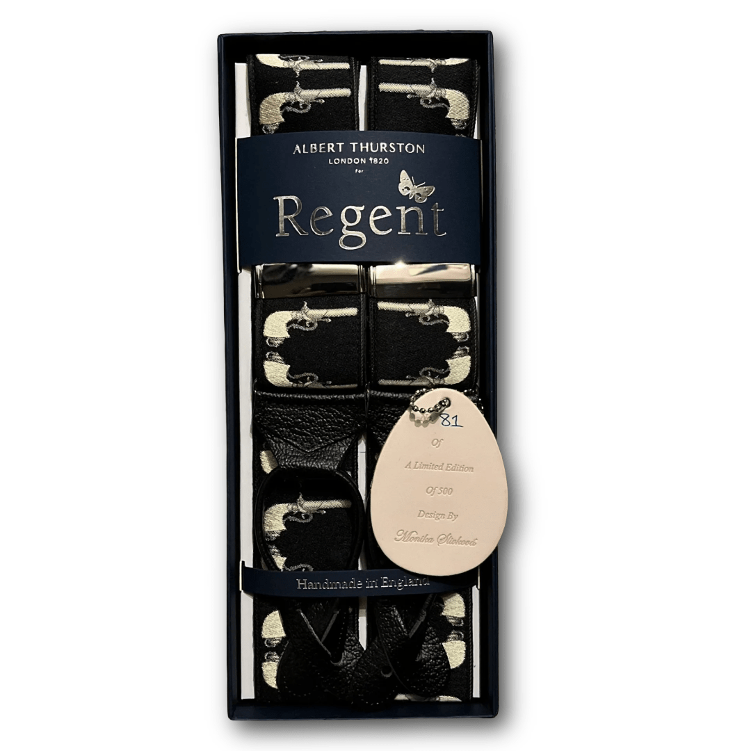 Albert Thurston - Limited Edition Braces - Duelling Pistols - Regent Tailoring Salisbury