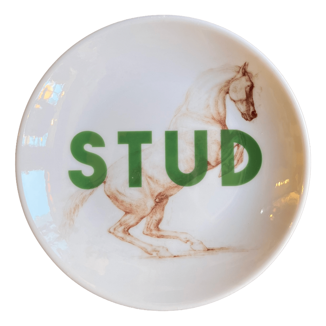 Art Wow - “Stud” Ceramic Plate - 6 Inch - Regent Tailoring Salisbury